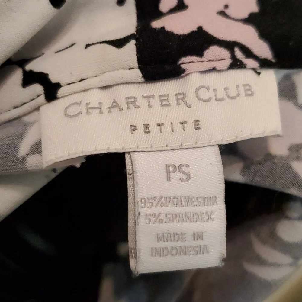 Charter Club Top - Petite Sm - Picture 6 of 8